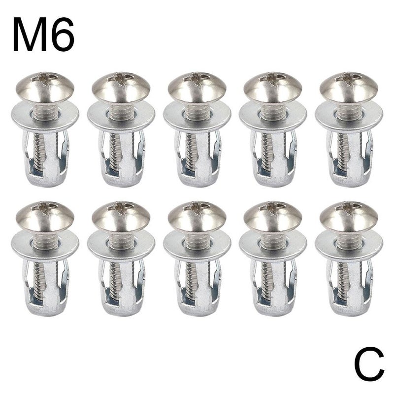 Galvanized carbon steel hollow iron sheet plastic sheet aluminum sheet expansion bolts M4 M5 M6 petal nuts